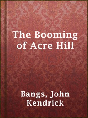 cover image of The Booming of Acre Hill